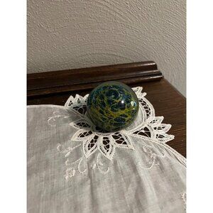 Green with Gold Accents Paperweight
